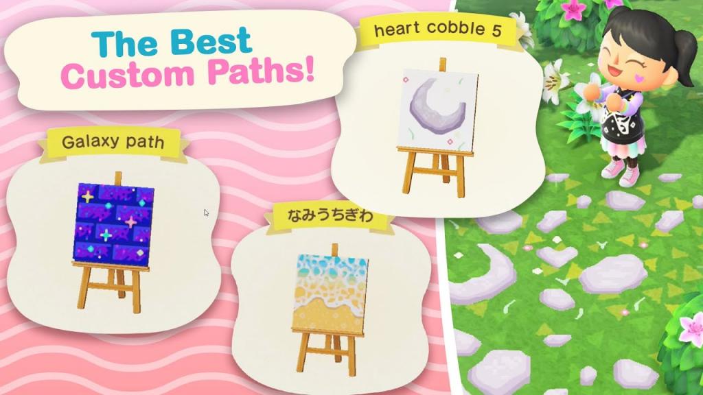 The BEST Custom PATHS in Animal Crossing New Horizons - Designer Showcase - YouTube