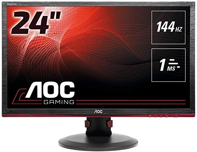 Amazon.com: AOC G2460PF 24” Gaming Monitor, FreeSync, FHD (1920x1080), TN Panel, 144Hz, 1ms, Height Adjustable, DisplayPort, HDMI, USB : Everything Else