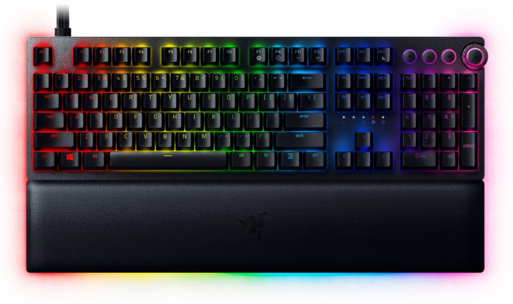 Razer Huntsman V2 Analog Full Size Wired Opto-Mechanical Gaming Keyboard with RGB Chroma Backlighting Black RZ03-03610200-R3U1 - Best Buy