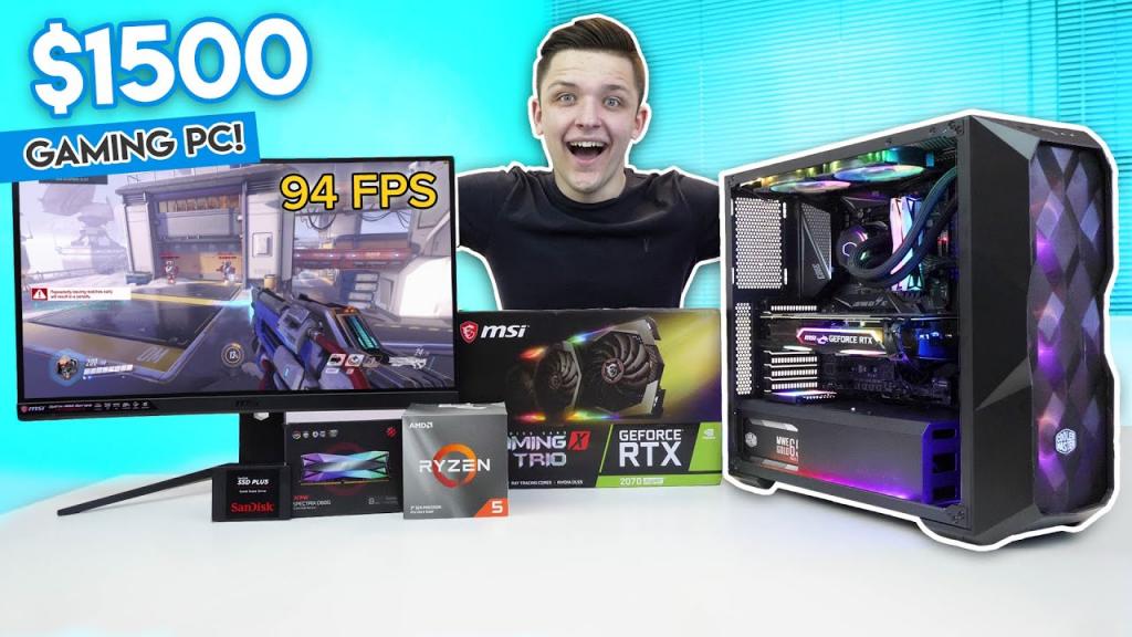 Insane $1500 Gaming PC Build 2020! [4K Gaming Benchmarks! - RTX 2070 Super & Ryzen 3600X] - YouTube