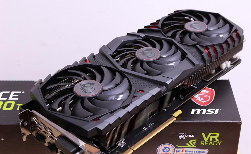 MSI GeForce GTX 1080 Ti GAMING X TRIO - VGA khủng vừa to vừa dài cực mạnh mới về Việt Nam