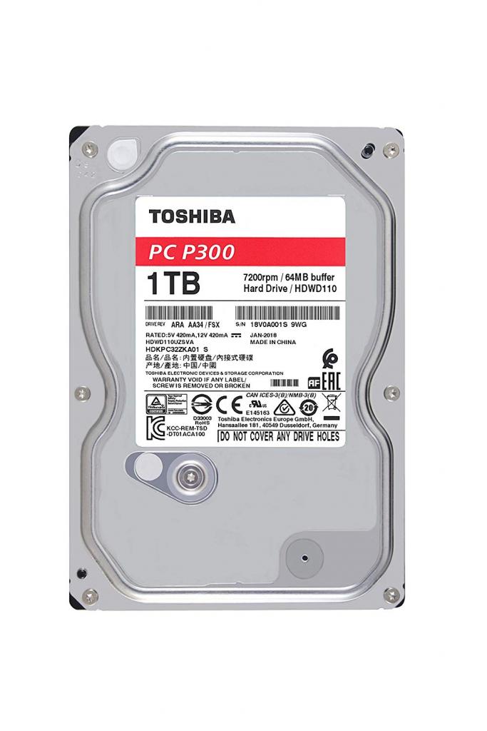 Ổ cứng TOSHIBA P300 1TB 7200RPM 64MB SATA 3.5