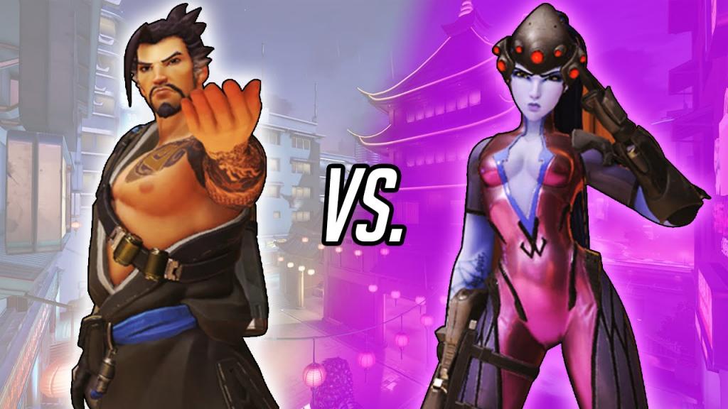 Overwatch: Battle of the Snipers - 6 Hanzo vs. 6 Widowmaker! - YouTube