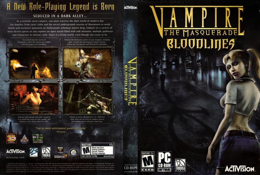 User Review: Vampire The Masquerade Bloodlines (Computer) | GBAtemp.net - The Independent Video Game Community