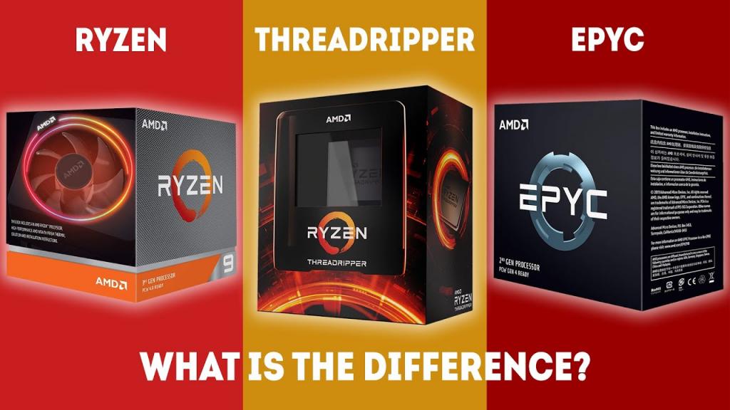 Ryzen vs Threadripper vs Epyc - What Is The Difference? [Simple Guide] - YouTube