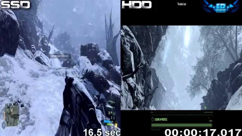 SSD VS HDD Gaming Performance - Load time Comparison 1080p - YouTube