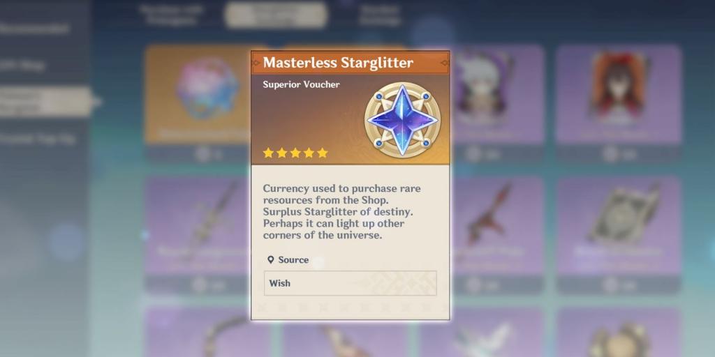 How to Get Masterless Starglitter in Genshin Impact | Screen Rant