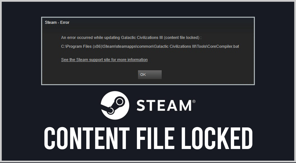Fixed: Steam Content File Locked Error While Updating Steam - ISORIVER