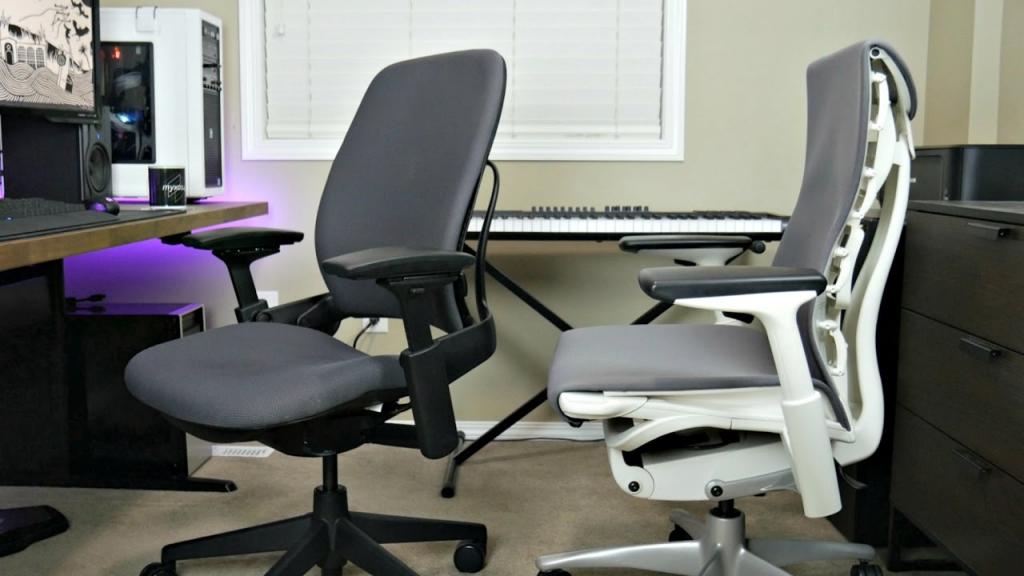Steelcase Leap V2 Ergonomic Chair vs Herman Miller Embody | Best Office/Gaming Chair Review - YouTube