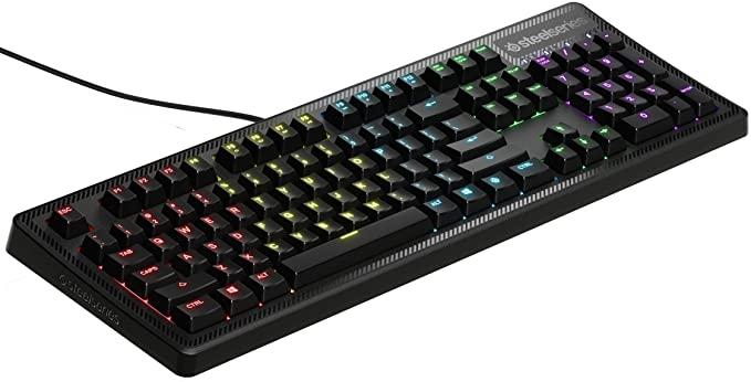 SteelSeries Apex 150, Gaming Keyboard, 5 Zone RGB Illumination, Splash Resistant, Discord Integration, English QWERTY Layout : Amazon.co.uk: PC & Video Games