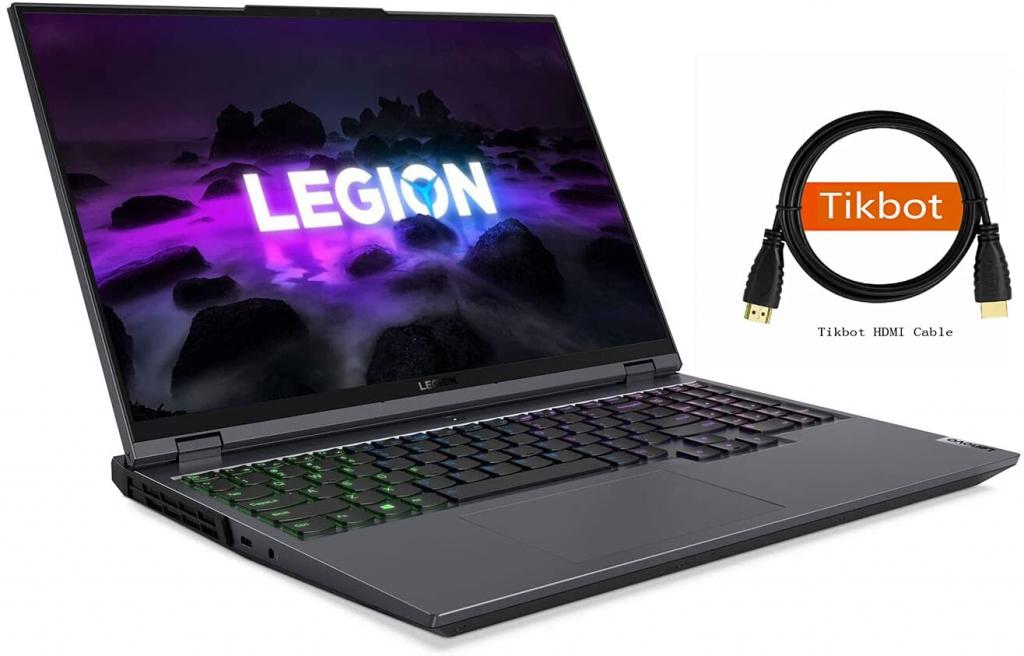 Lenovo Legion 5 Pro 16 · Ryzen 5 5800H · RTX 3060 130W · 16.0", QHD (2560 x 1600), 165 Hz , IPS · 2TB SSD · 16GB DDR4, 3200 MHz · Windows 10 Home · Tikbot High Speed 6FT HDMI Cable | LaptopMedia Canada