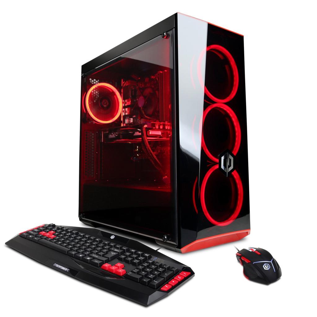 CYBERPOWERPC Gamer Xtreme VR GXiVR8040A4OPT Desktop Gaming PC (Intel i7-7700 3.6GHz, AMD RX 580 4GB, 8GB DDR4, 1TB HDD, 16GB Intel Optane, Win 10 Home) Black - Buy Online - 52034343