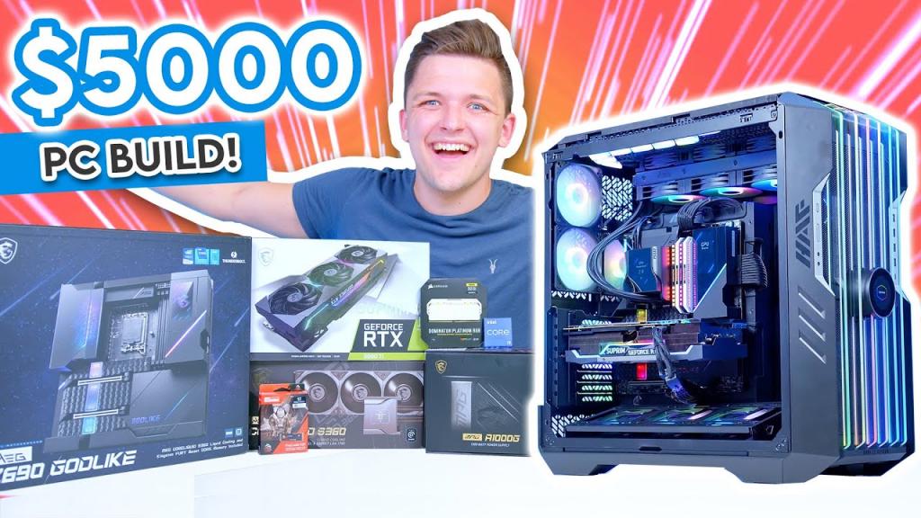 The ULTIMATE $5000 Gaming PC Build 2022! 🔥 [RTX 3090Ti, i9 12900K & HAF 700 EVO!] - YouTube
