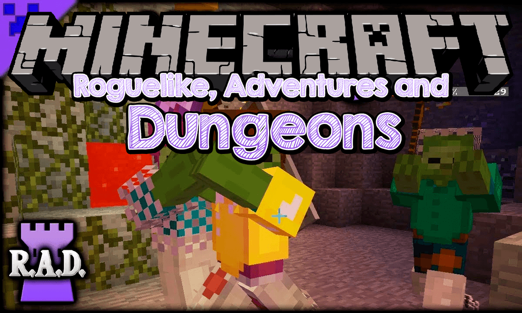 Roguelike Adventures and Dungeons Modpacks 1.12.2 (250+ Quest) - 9Minecraft.Net