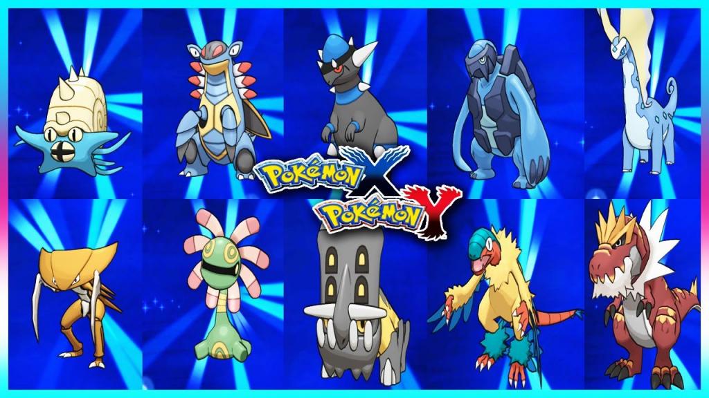 Pokemon X & Y - All Fossil Pokemon Evolves From Gen (1-6) - YouTube