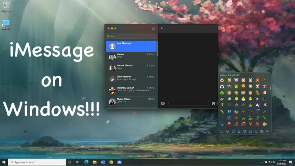 How to Get iMessage on Windows 10 PC Using Dell Mobile Connect - No Jailbreak No Mac Needed 2020 - YouTube