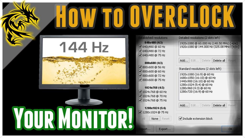 OVERCLOCK Your monitor already! GREAT 4Games&General stuff! FREE&SAFE - YouTube