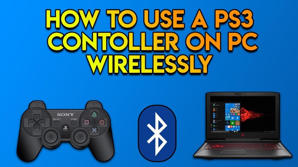 How To Use A PS3 Controller On A PC Wirelessly - YouTube
