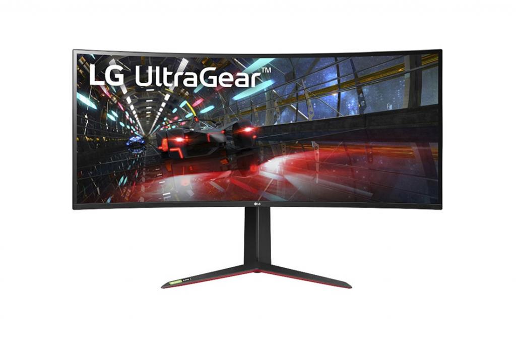 LG 38” UltraGear Curved WQHD+ Nano IPS 1ms 144Hz HDR 600 Monitor with G-SYNC® Compatibility (38GN950-B) | LG USA