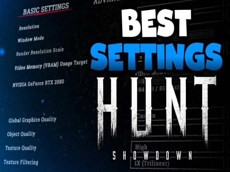 MY SETTINGS IN HUNT: SHOWDOWN! - Best Settings in Hunt: Showdown - YouTube
