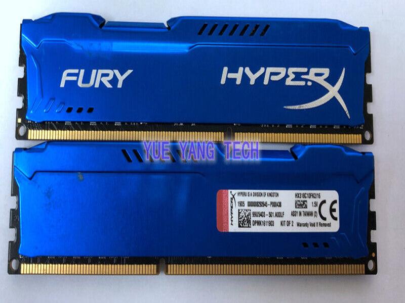 Kingston HyperX FURY 16GB KIT 8GB x2 DDR3 1866MHZ HX318C10FK2/16 DIMM  GAMING RAM | eBay