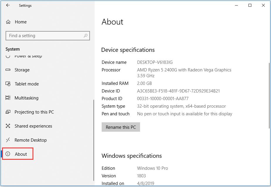 How to Check PC Full Specs Windows 10 in 5 Ways