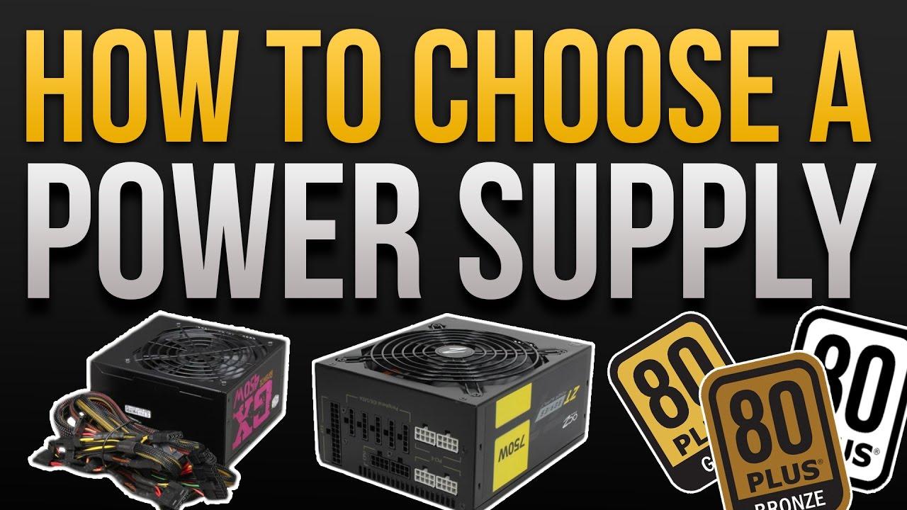 How to Choose the Right Power Supply - Beginner's Guide - YouTube