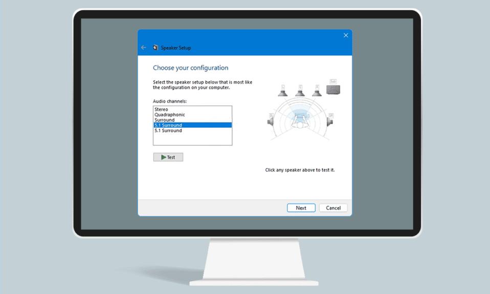 How to Perform 5.1 Surround Sound Test on Windows 10 - TechCult