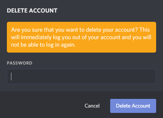 How do I permanently delete my account? – Discord