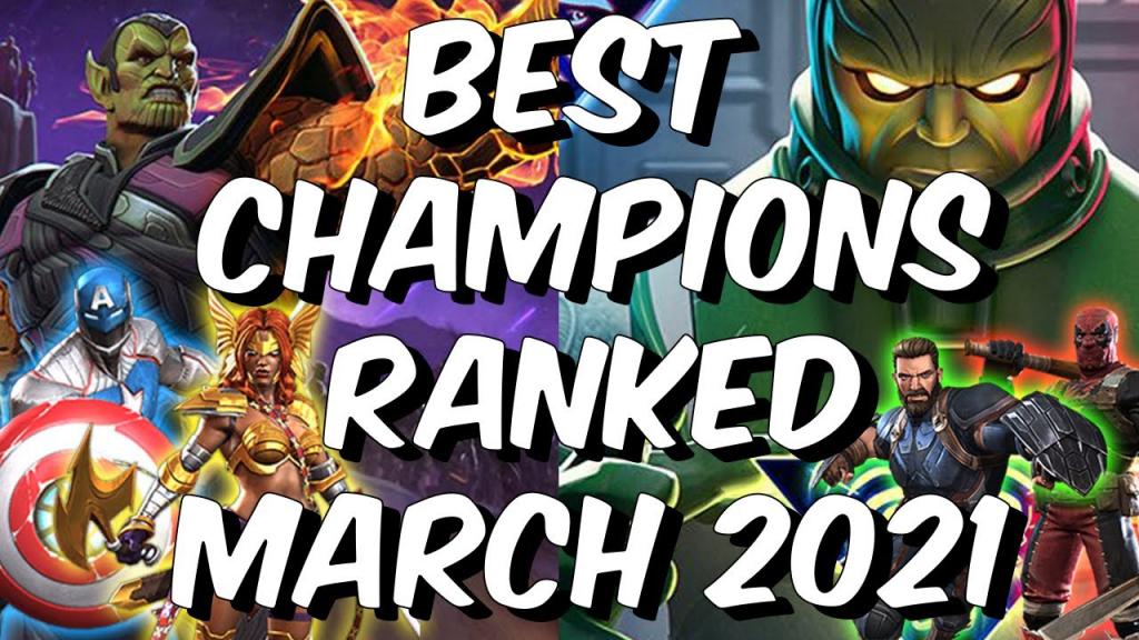 Best Champions Ranked March 2021 - Seatin's Tier List - Marvel Contest of Champions - YouTube