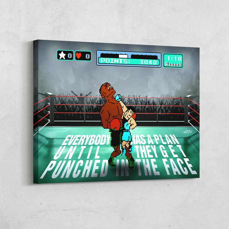 Mike Tyson's Punch Out - Video Game Canvas Art | Inktuitive