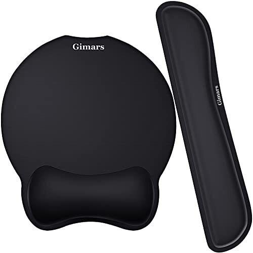 Gimars Ergonomic Mouse Pad Wrist Support Upgrade Enlarge Superfine Fibre  Soft... 799637099654 | eBay