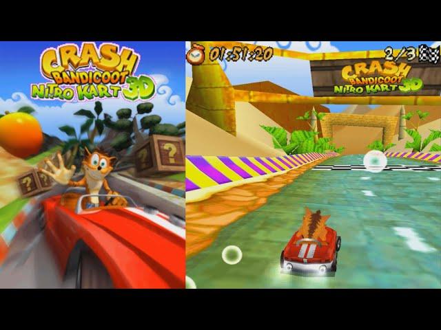 Crash Bandicoot Nitro Kart 3D N-GAGE GAME (Polarbit 2008) FULL WALKTHROUGH  - YouTube