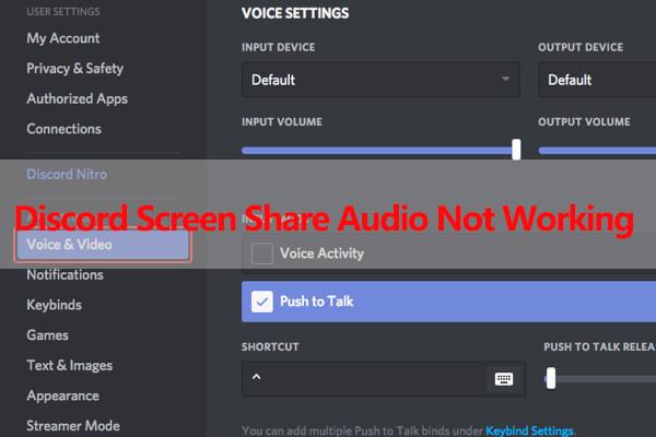 Top 6 Solutions to Discord Screen Share Audio Not Working